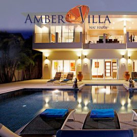 amber villa, nai harn phuket, sleeps 15 with 7 bedrooms and 6 bathrooms