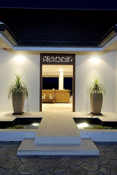 landscaped entrace andaman view rawai phuket holiday rental