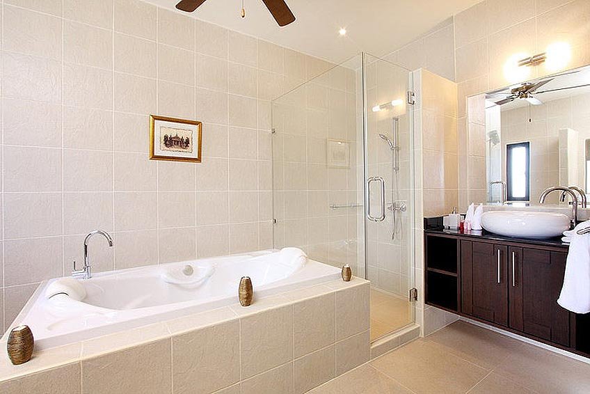 bath tub ensuite opal villa nai harn phuket holiday rental