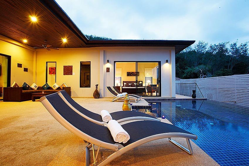 sundeck infinity pool pearl villa nai harn phuket holiday rental