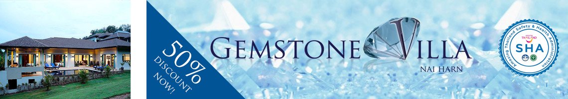 gemstone villa nai harn phuket is SHA approved for Heath and safety