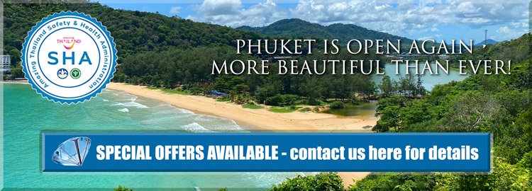 								 								 where to stay in phuket, naiharn beach Amazing Thailand Safety and Health (SHA) Plus approved at the Villas phuket				 								 										